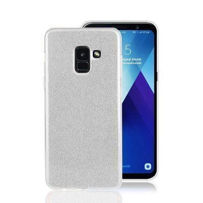 Capa Silicone Gel Samsung Galaxy A6 Brilho Prata
