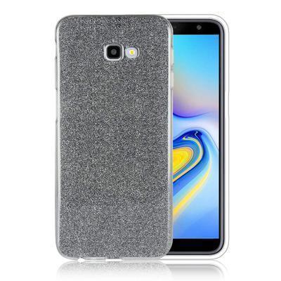 Capa Silicone Gel Samsung Galaxy J4+ Brilho Preto