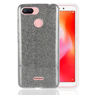 Capa Silicone Gel Xiaomi Redmi 6 / 6A Brilho Preto