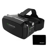 Óculos de Realidade Virtual VR 3D (Preto) - Multi4you®