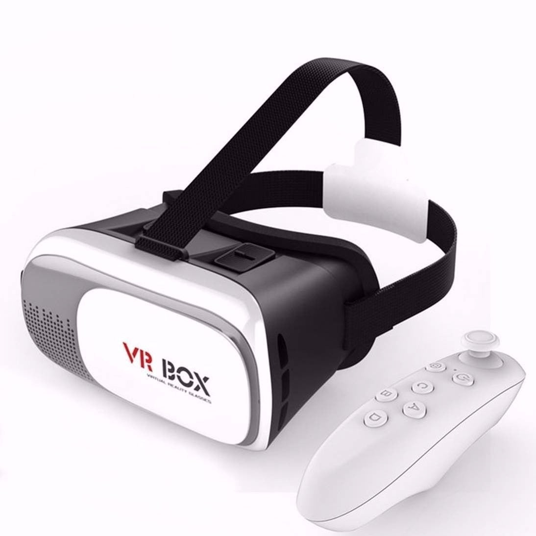Óculos de Realidade Virtual VR 3D + Comando (Branco) - Multi4you®
