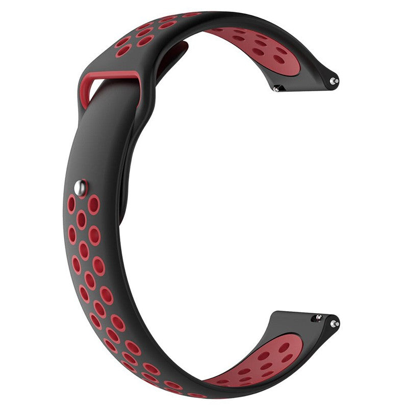 Pulseira de Substituição 20mm Xiaomi Amazfit GTS / Bip / Bip Lite / Bip S / GTR 42mm / Ticwatch / Huawei / Samsung Sport Silicone (Mogno)