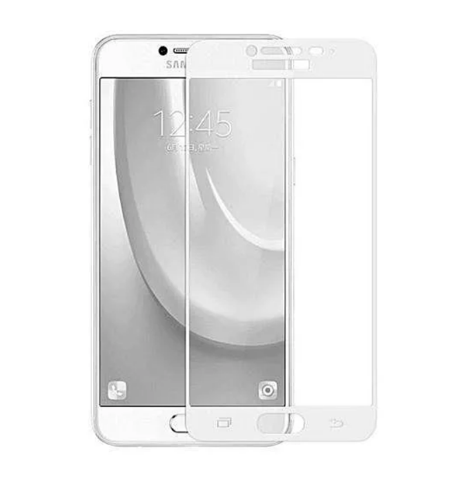 Pelicula vidro Temperado 3D Branco para Samsung Galaxy C5