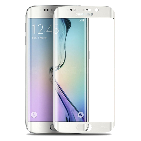 Pelicula Vidro Temperado 3D Full Cover Branco Samsung Galaxy S6 Edge - Multi4you®