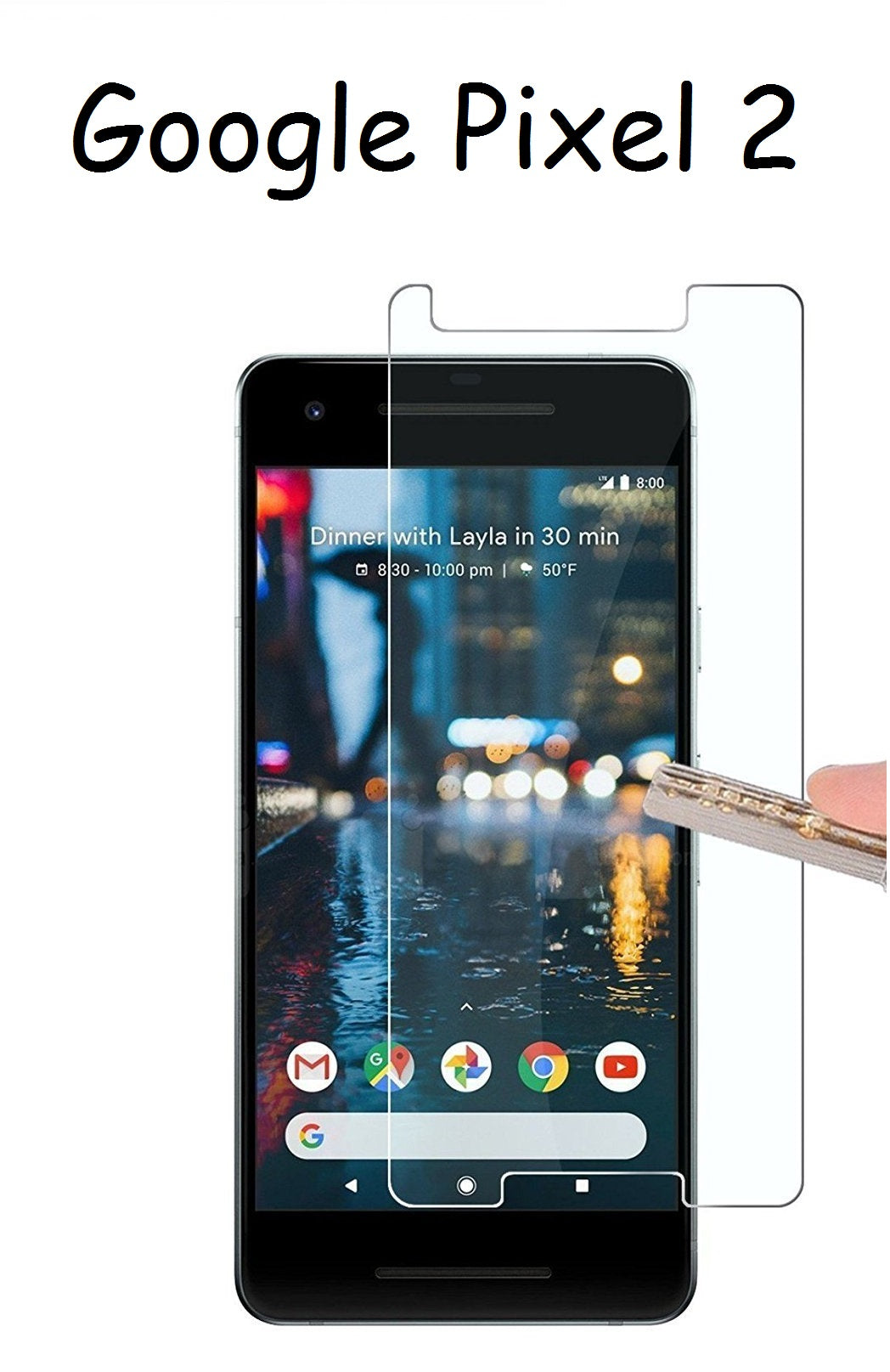 Pelicula Vidro Temperado para Google Pixel 2