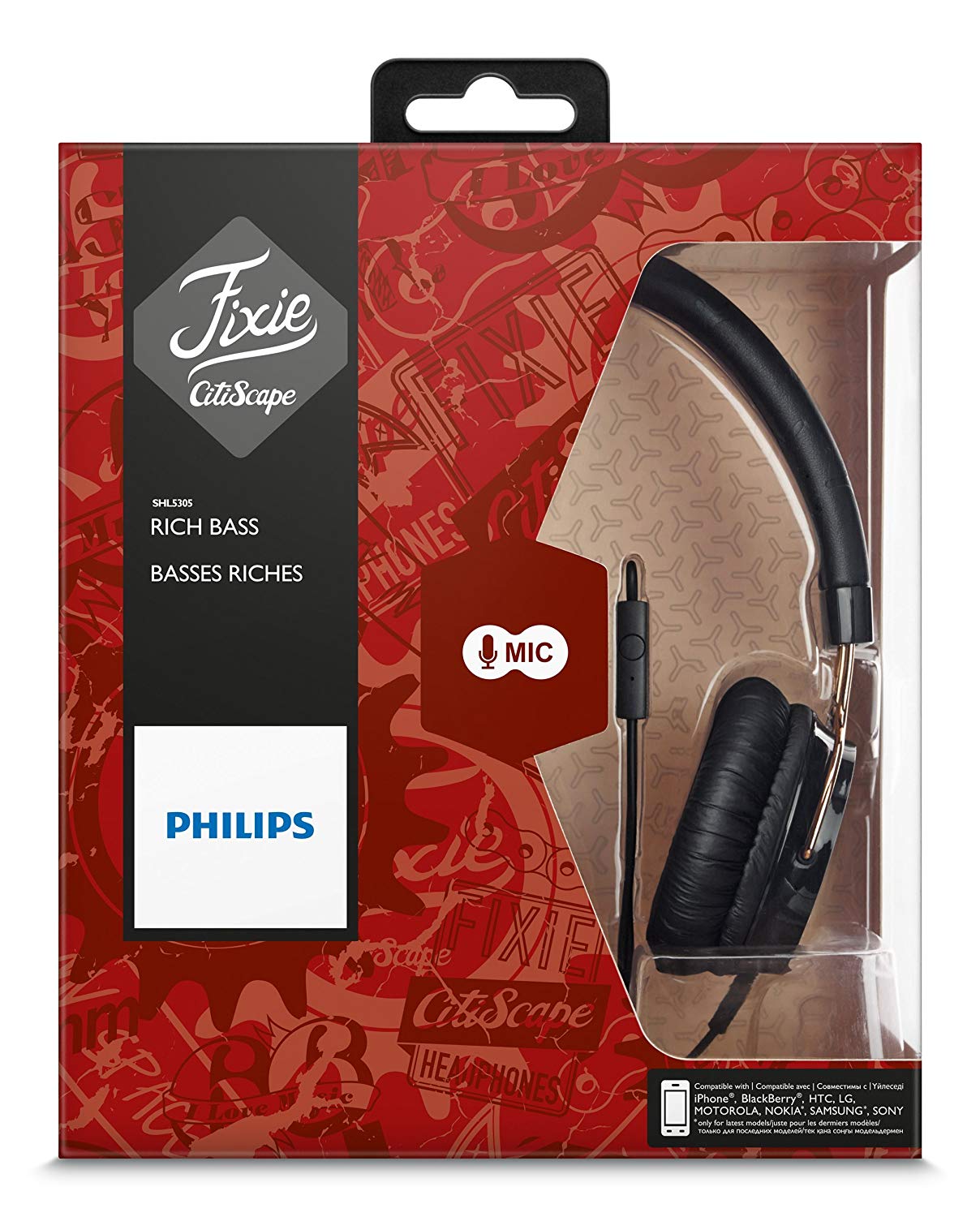 Philips Auscultadores SHL5305BK - Black