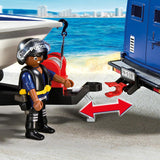 Playmobil Camião da Polícia com Lancha - 5187