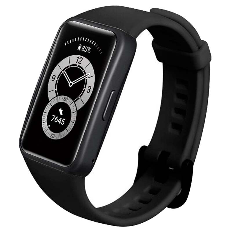 Pulseira de Substituição Huawei Band 6 / Honor Band 6 Silicone (Preto)