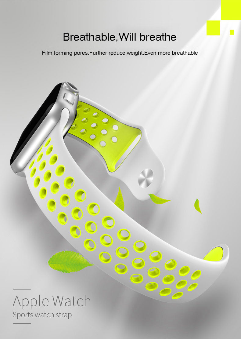Pulseira Bracelete Desportiva Silicone para Apple Watch 38mm
