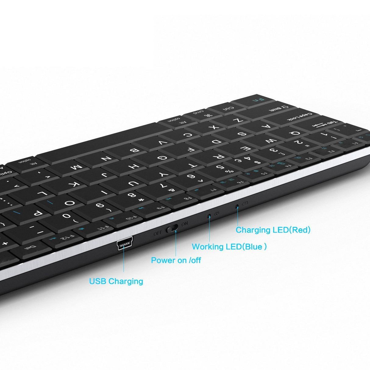 Rii Teclado Bluetooth 3.0 - / Android / iOS / Windows - Mini i9 Keyboard