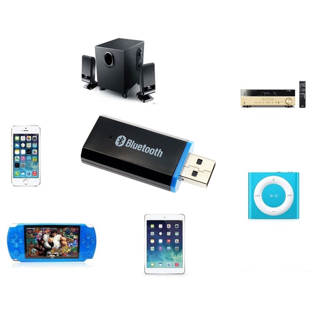 Receptor de Áudio Wireless USB / Jack 3,5mm - Multi4you®