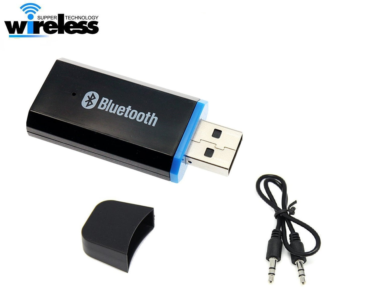 Receptor de Áudio Wireless USB / Jack 3,5mm - Multi4you®