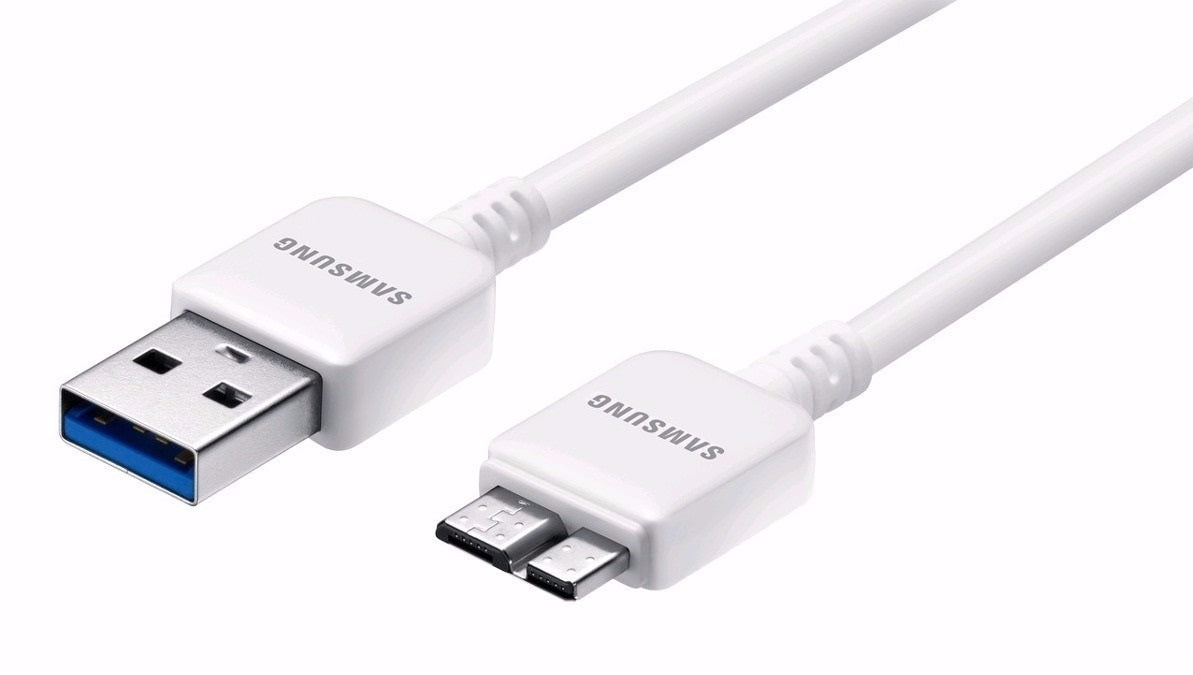 Samsung Cabo de Dados Micro USB-B 3.0 / USB (1m) (Branco)