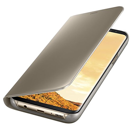 Samsung Capa Clear View para Samsung Galaxy S7 Edge (Dourado)