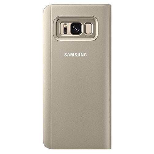 Samsung Capa Clear View para Samsung Galaxy S7 Edge (Dourado)