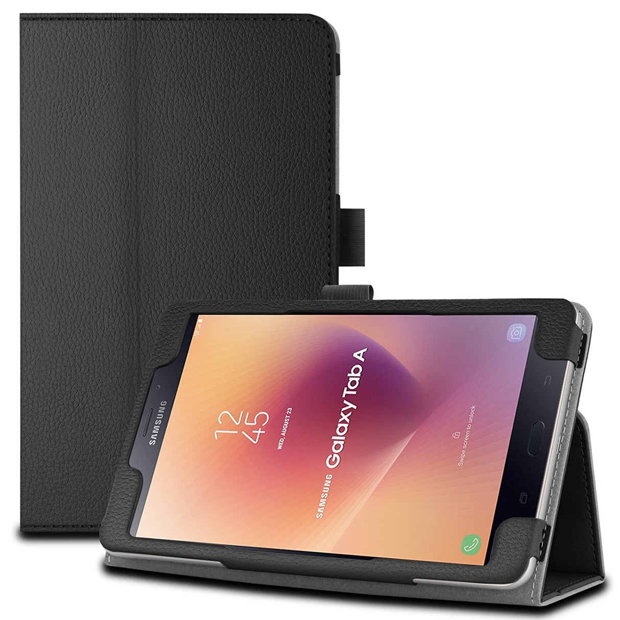 Capa Tablet Couro Tipo Livro com Suporte Stand Case para Samsung Galaxy Tab A 8.0 (2017) T380 / T385 - Multi4you®