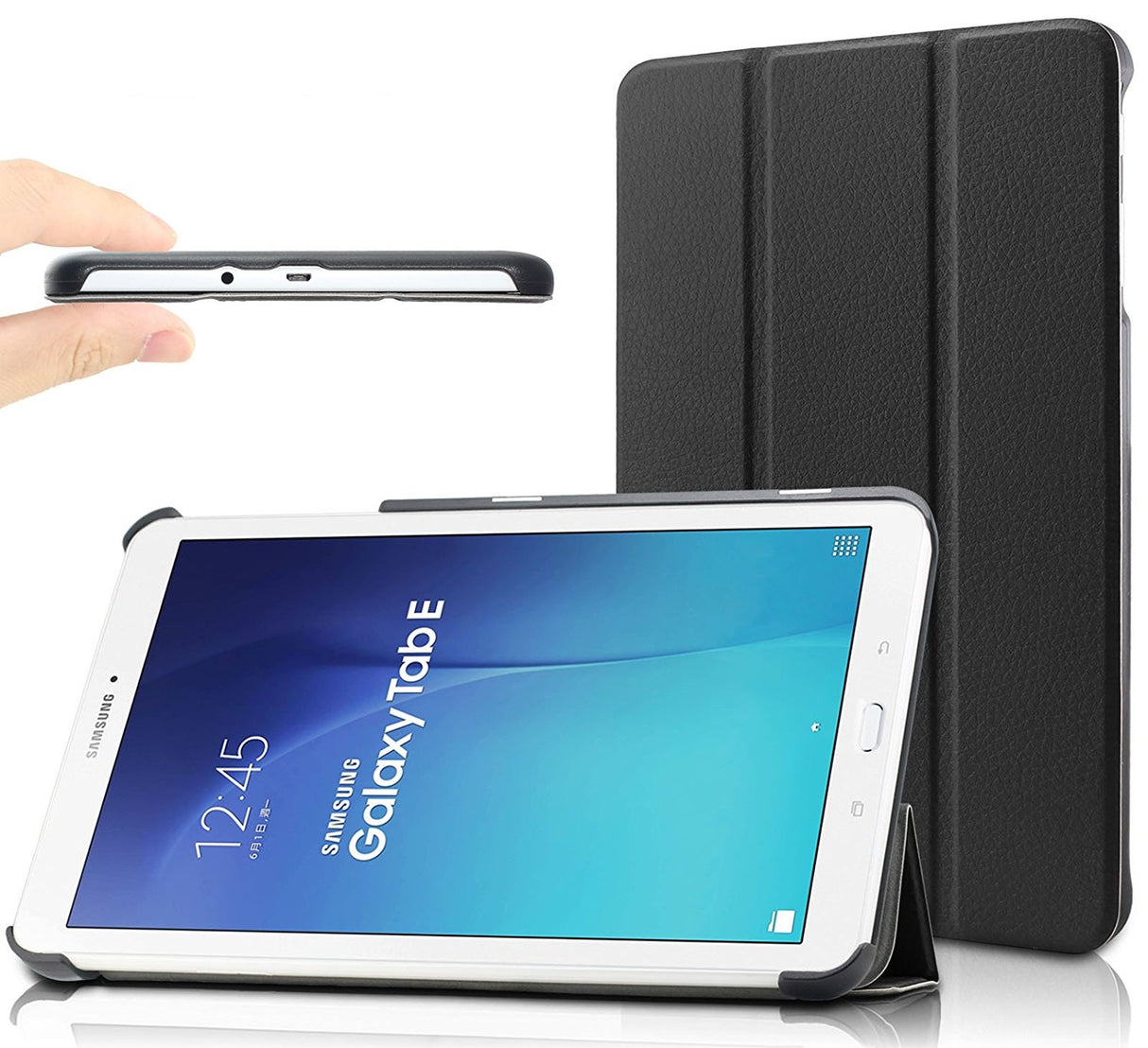 Capa 3 Dobras Smart Case Trifold Slim para Samsung Galaxy Tab E 9.6 T560 - Multi4you®