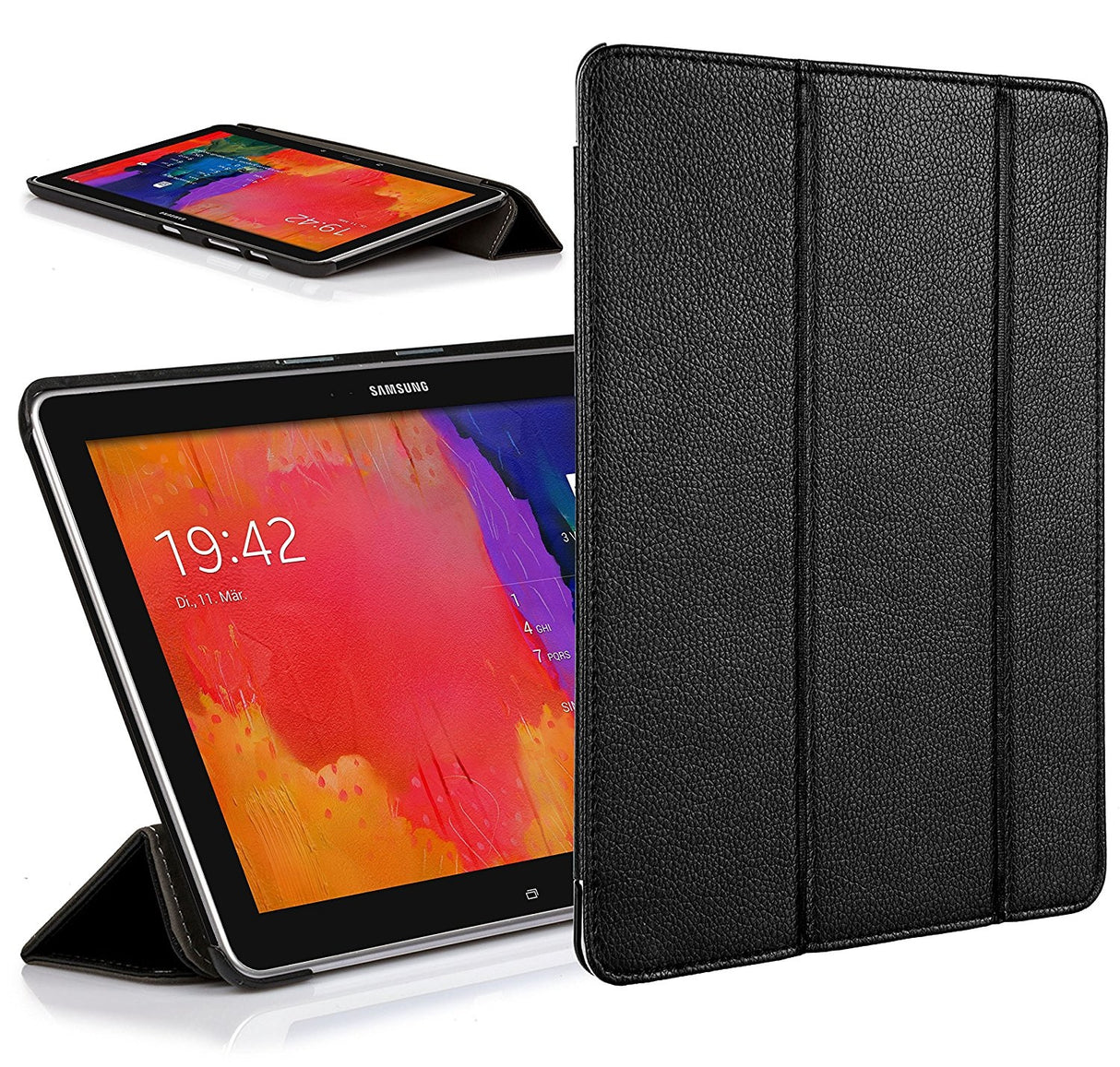 Capa 3 Dobras Smart Case Trifold Slim para Samsung Galaxy Tab Pro 10.1 T520 - Multi4you®