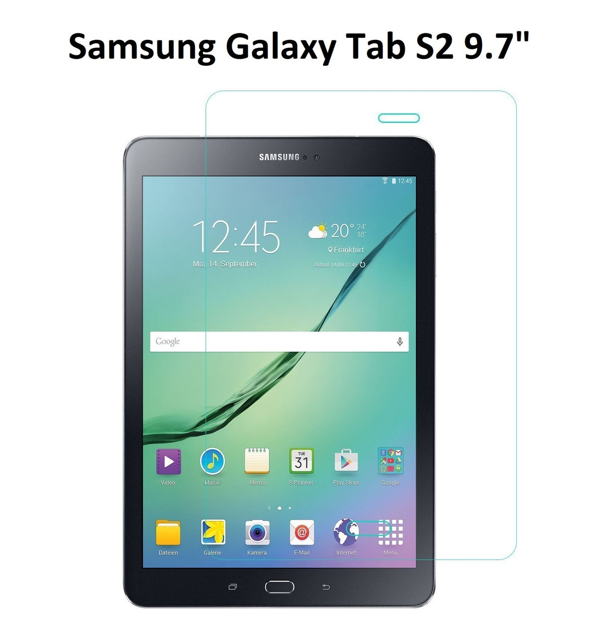 Pelicula Vidro Temperado para Samsung Galaxy Tab S2 9.7 - Multi4you®