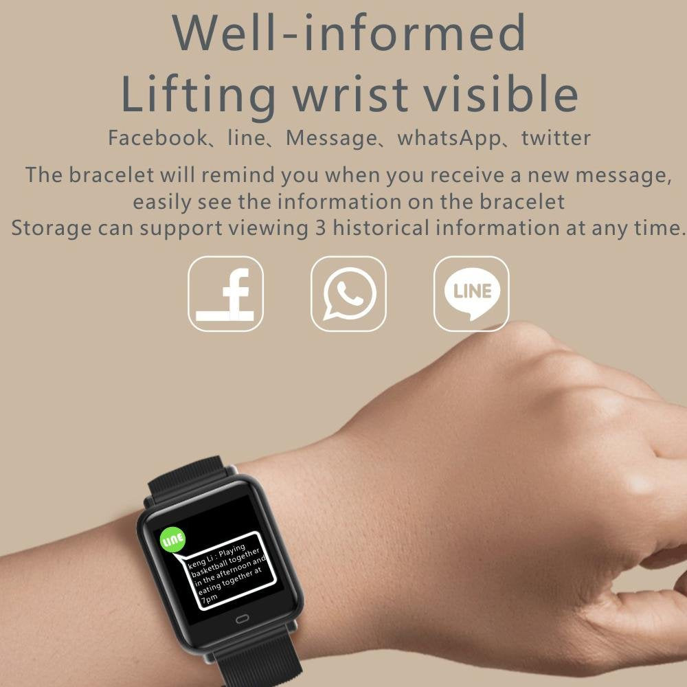 Smartwatch Bluetooth Q9 Android / iOS - Multi4you®