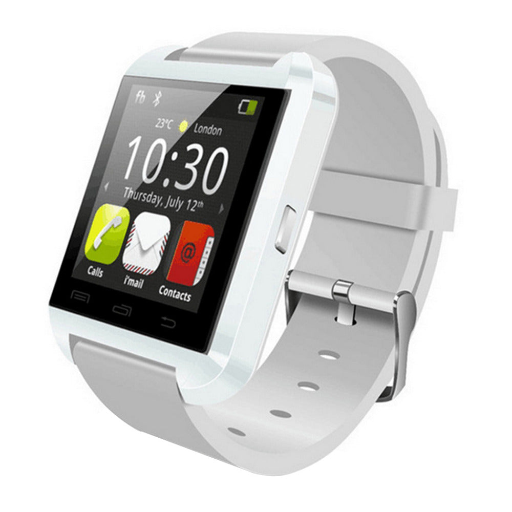 Smartwatch Bluetooth U8 Android / iOS (Multilingue) Branco - Multi4you®