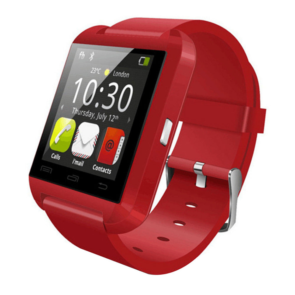 Smartwatch Bluetooth U8 Android / iOS (Multilingue) Vermelho - Multi4you®