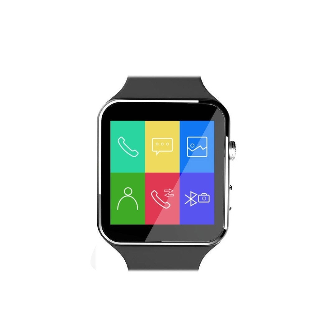 Smartwatch Bluetooth UI / X6 Android / iOS (Multilingue) (Preto) - Multi4you®