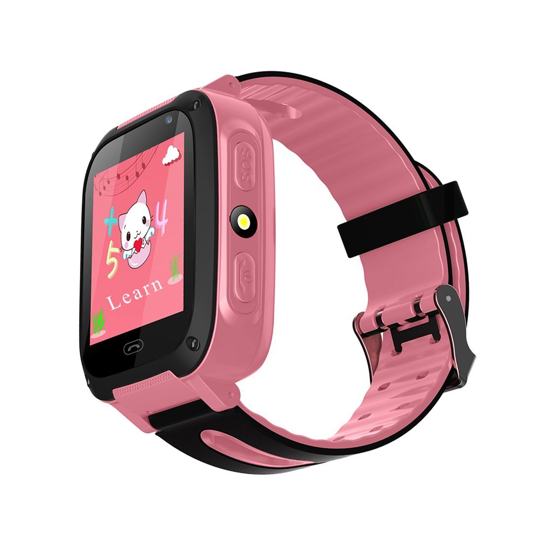 Smartwatch com GPS Flash Night Para Crianças - Safe-Keeper (Rosa) - Multi4you®