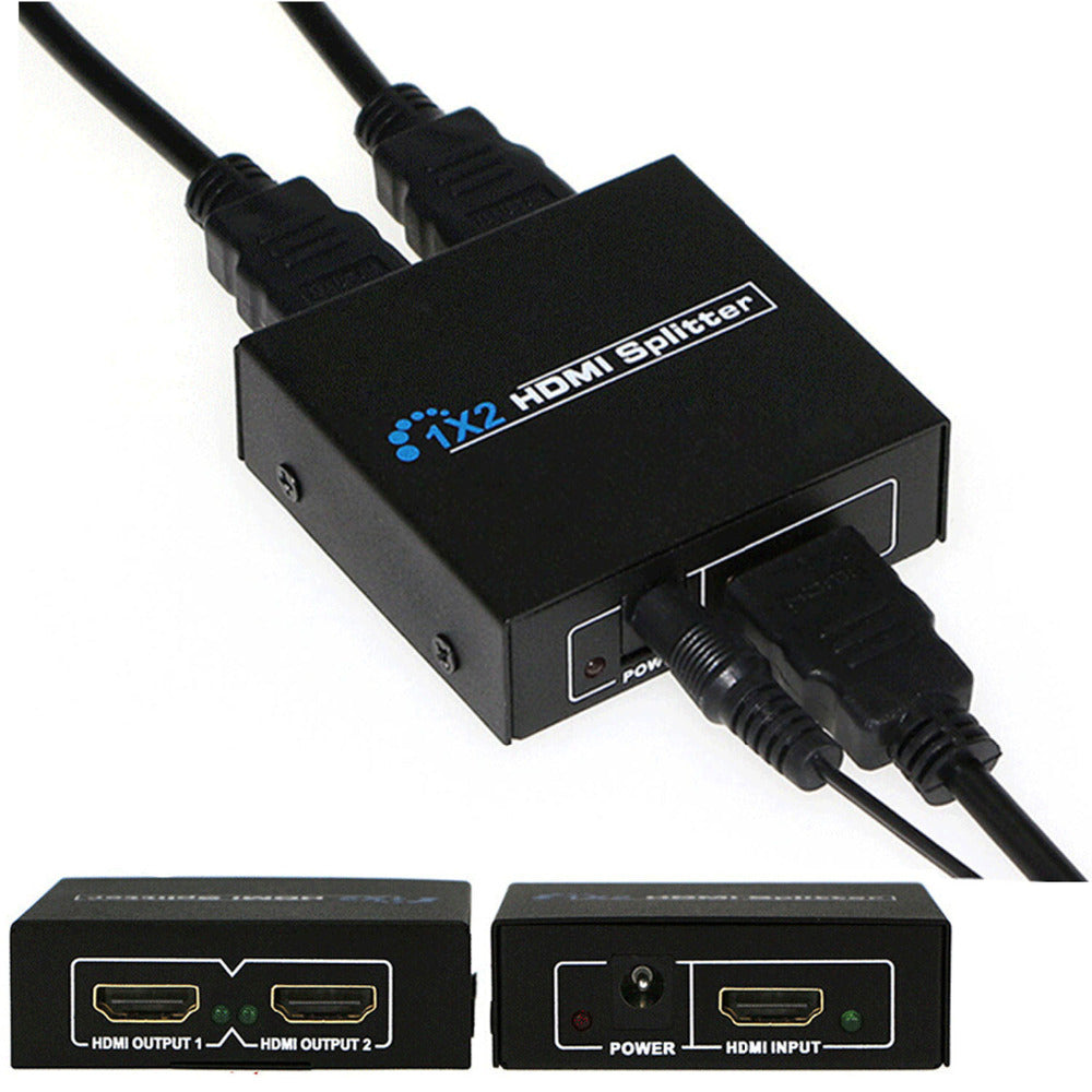 Splitter Multiplicador HDMI 1 x 2 HDCP 1 Entrada X 2 Saídas Full HD 1080p - Multi4you®