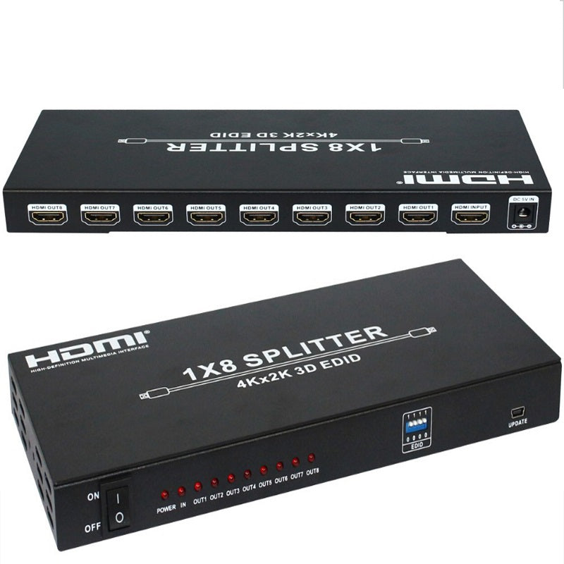 Splitter Multiplicador HDMI 1 x 8 4K - 1 Entrada com 8 Saídas Ultra HD - Multi4you®