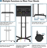 Suporte TV chão Móvel com rodas 32" - 85" - 60kg