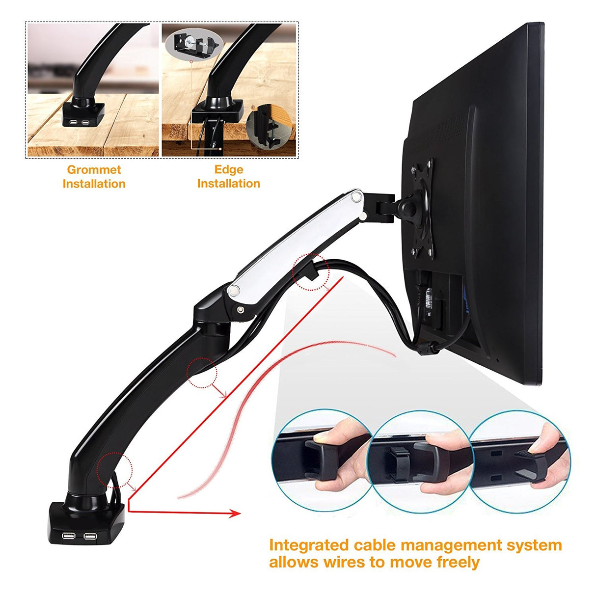 Suporte de Mesa Universal para TV Monitor 17-27 Gaming / Escritório - Multi4you®