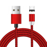 Cabo Magnético USB C / Micro USB / Lightning Ultra Resistente Nylon Trançado
