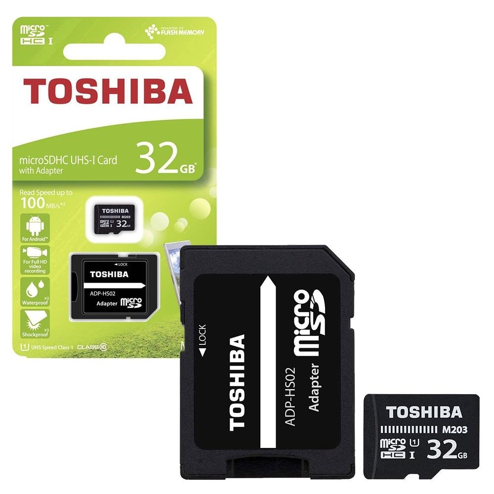 Toshiba Cartão Micro SD 32GB com Adaptador - SDHC M204