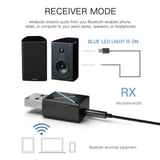 Transmissor e Receptor de Audio Bluetooth 5.0 KN320 2 em 1 USB/Jack 3.5mm - Multi4you®