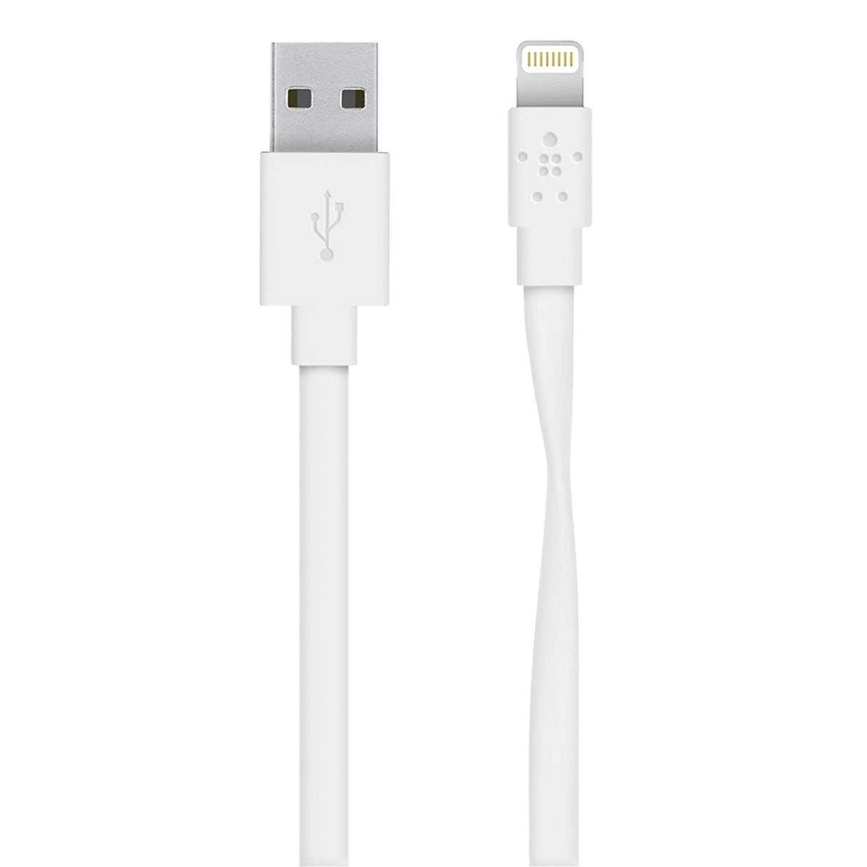 Usams Cabo Lightning Flat (1.2m) (Branco)