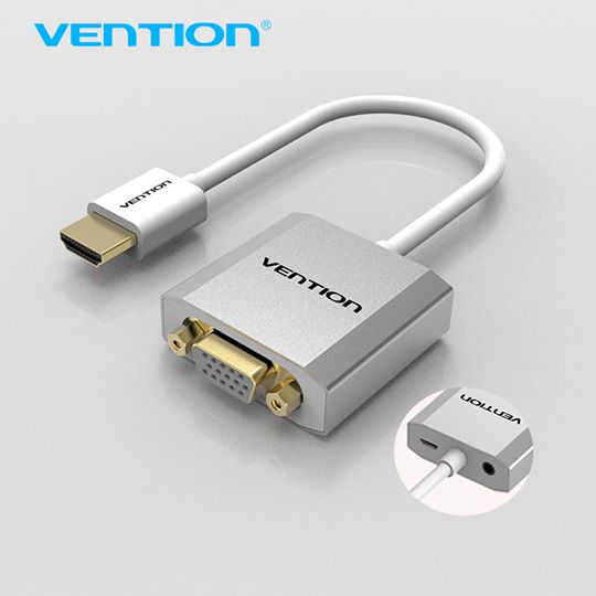 Conversor Vention de HDMI para VGA com Áudio e Alimentação (5V)