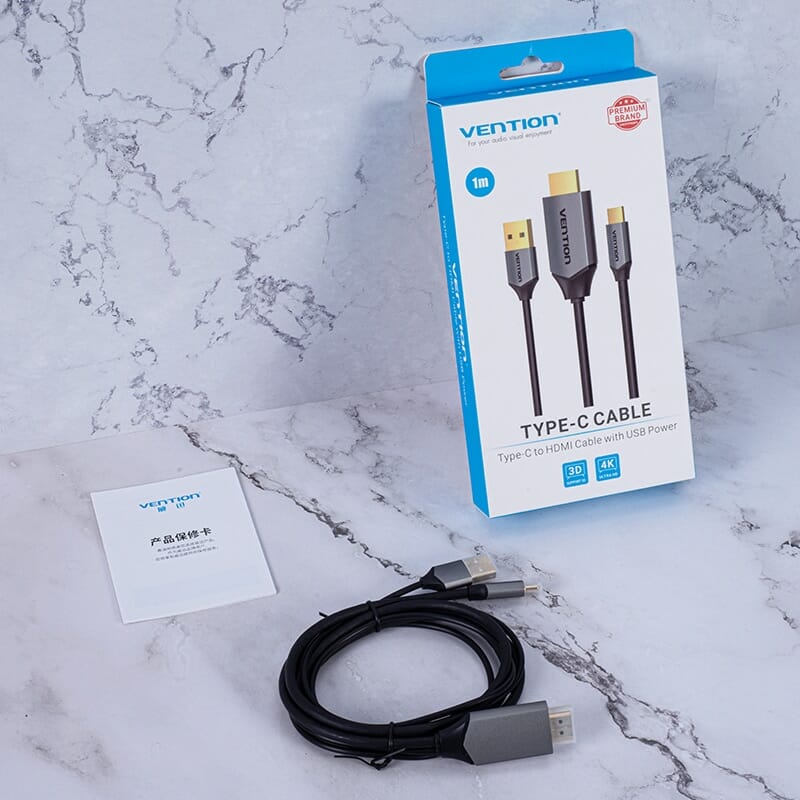 Vention Adaptador USB-C para HDMI 4K - Thunderbolt 3