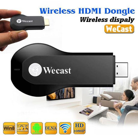Adaptador Dongle Miracast Chromecast HDMI Wireless para Android iOS Windows - Multi4you®