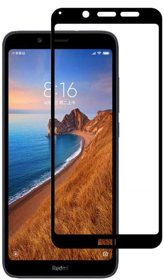 Película vidro Temperado 3D Full Cover Preto Xiaomi Redmi 7A