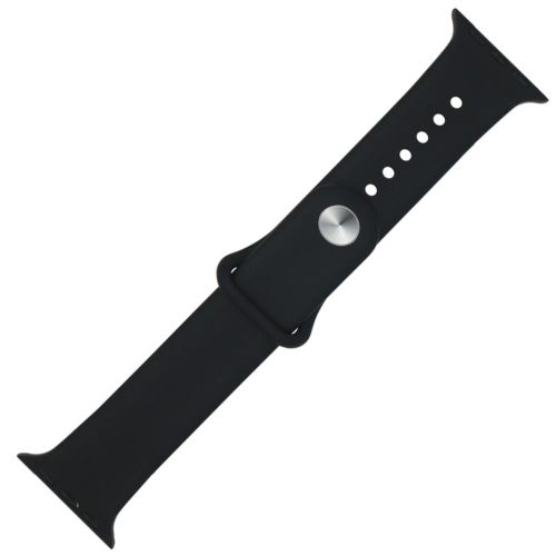 Pulseira Bracelete para Apple Watch 38mm – Silicone PRETO - Multi4you®