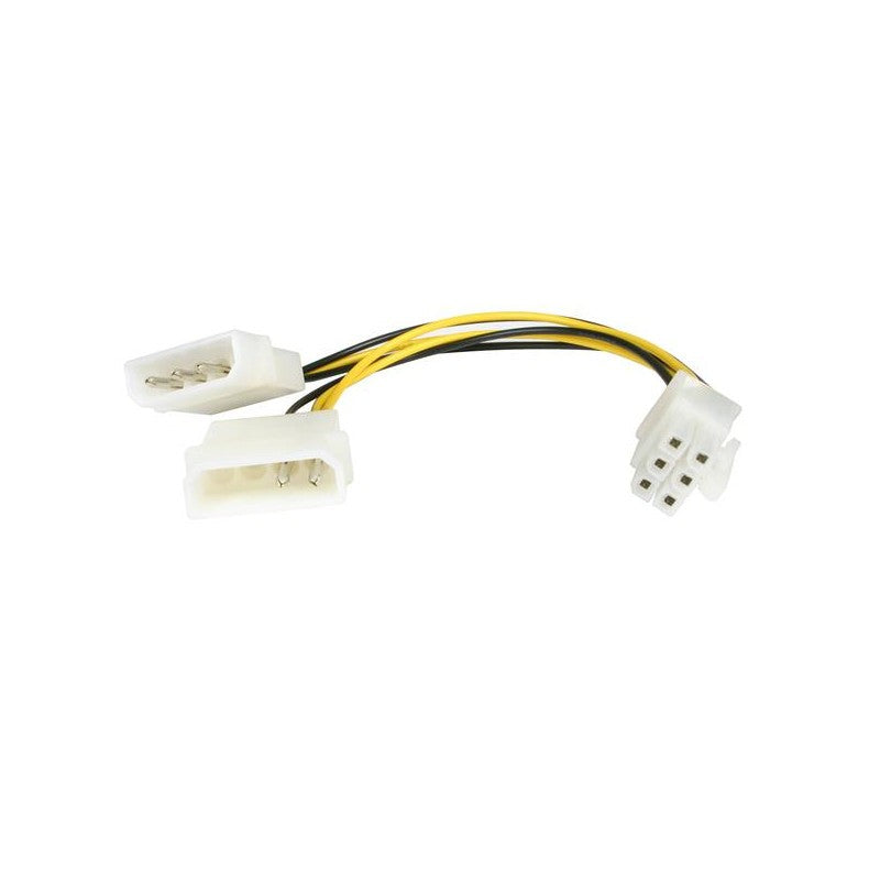 Adaptador de energia LP4 para PCI 6 pinos
