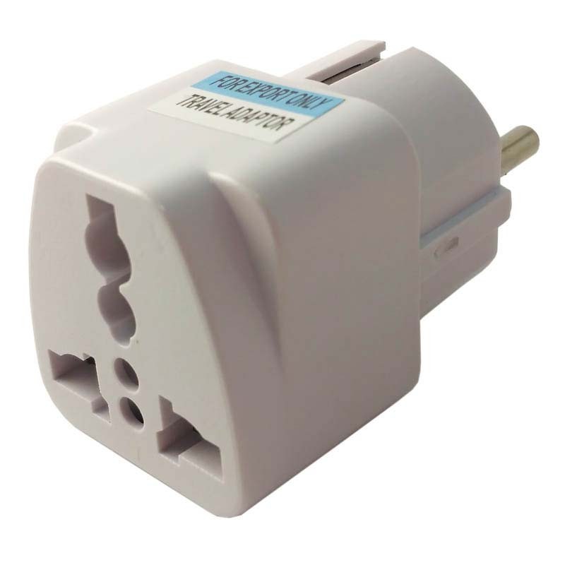 Adaptador de viagem - Pines Reino Unido a Europeia