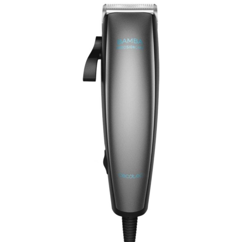 Cecotec Bamba PrecisionCare Power Blade Titanium/ Máquina de cortar cabelo com fio/ 9 acessórios