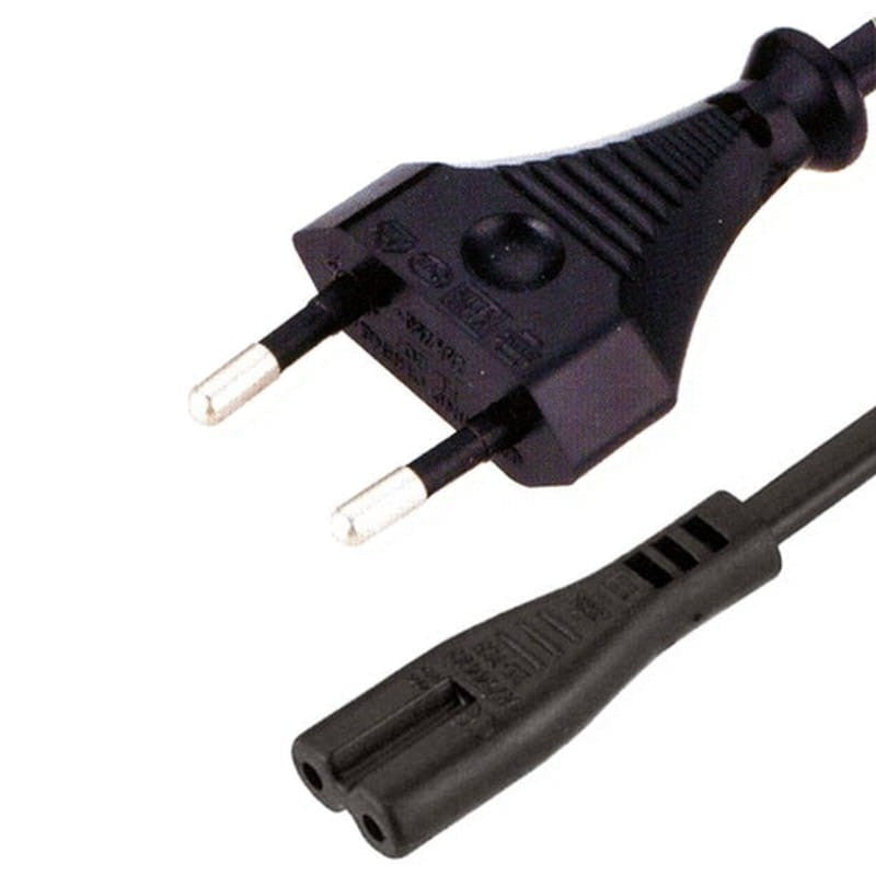 Cabo de alimentação PowerCord C7 CEE 7/16 1,8 m