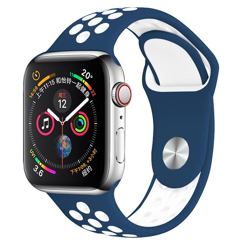 Pulseira Desportiva Apple Watch 42/44mm - compatível com Apple Watch 3/4/5/6/SE (Rosa)