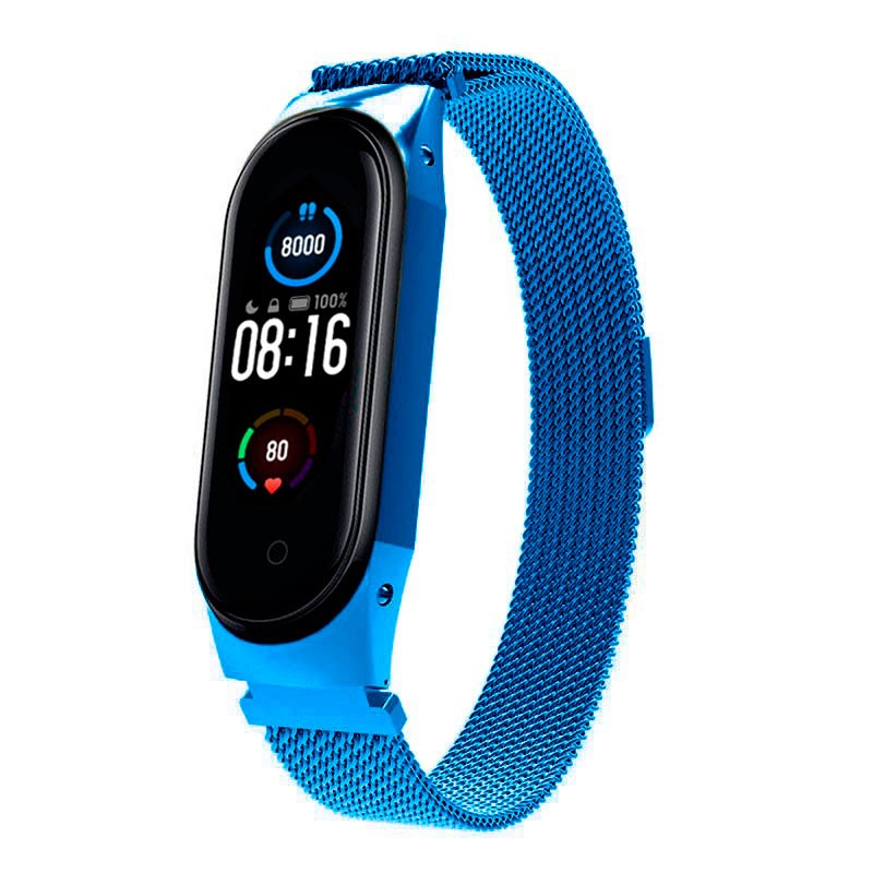 Pulseira de Substituição Huawei Band 6 / Honor Band 6 Milanesa Ímã (Azul escuro)