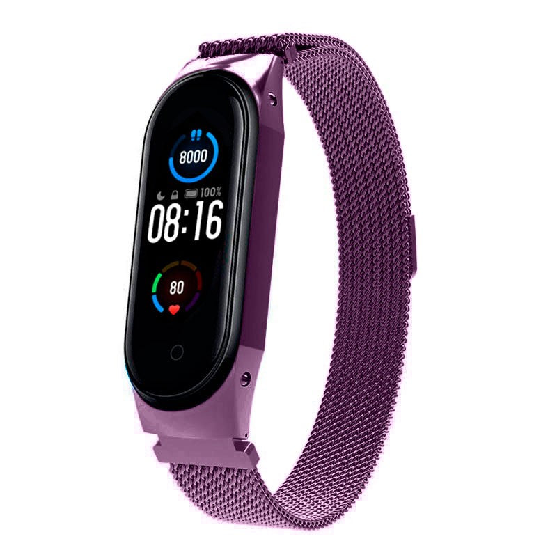 Pulseira de Substituição Huawei Band 6 / Honor Band 6 Milanesa Ímã (Roxo)