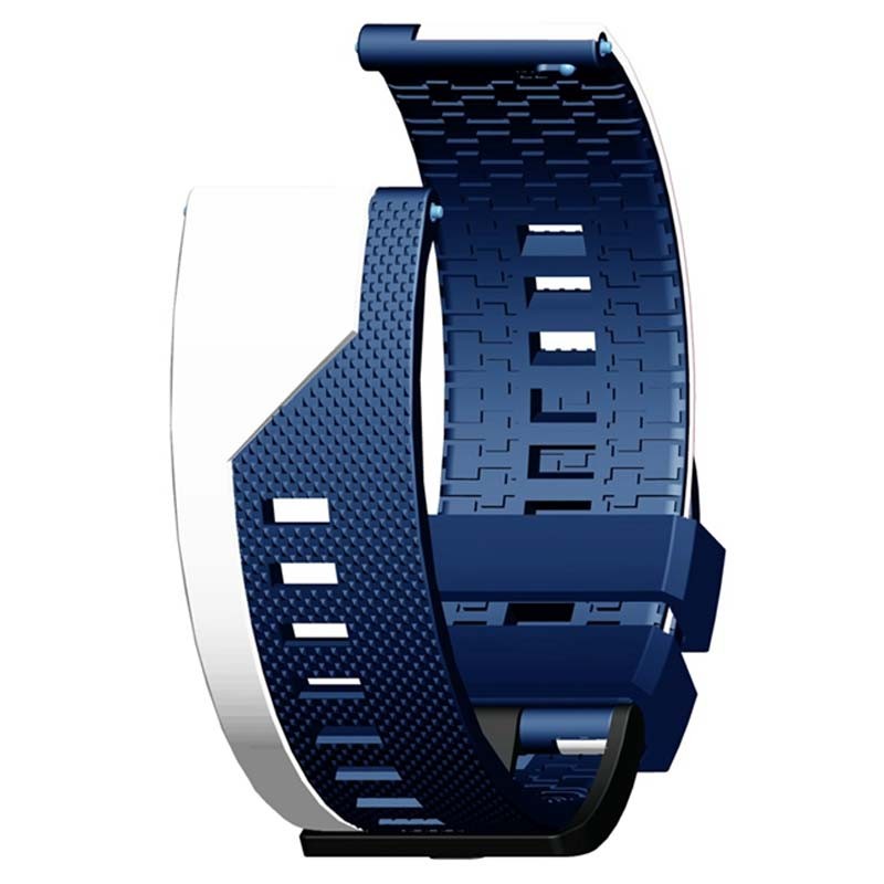Pulseira de Substituição 22mm Xiaomi Amazfit Stratos 3 / Stratos 2S / Stratos / Pace / GTR 47mm / Ticwatch / Huawei / Samsung Premium Stripe (Azul)