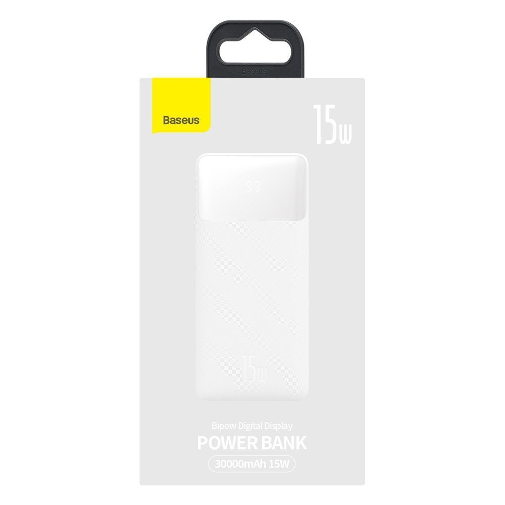 Baseus Bipow Power Bank 30000mAh - Branco